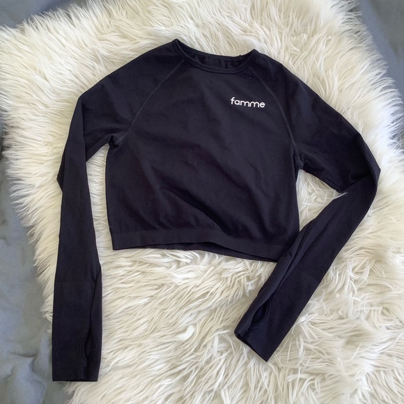 Famme Ocean Crop Long Sleeve - Picture 1 of 4